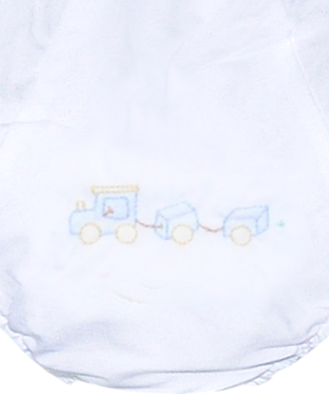 Landon White Boys Diaper Cover: Train, Thtat Store, close up