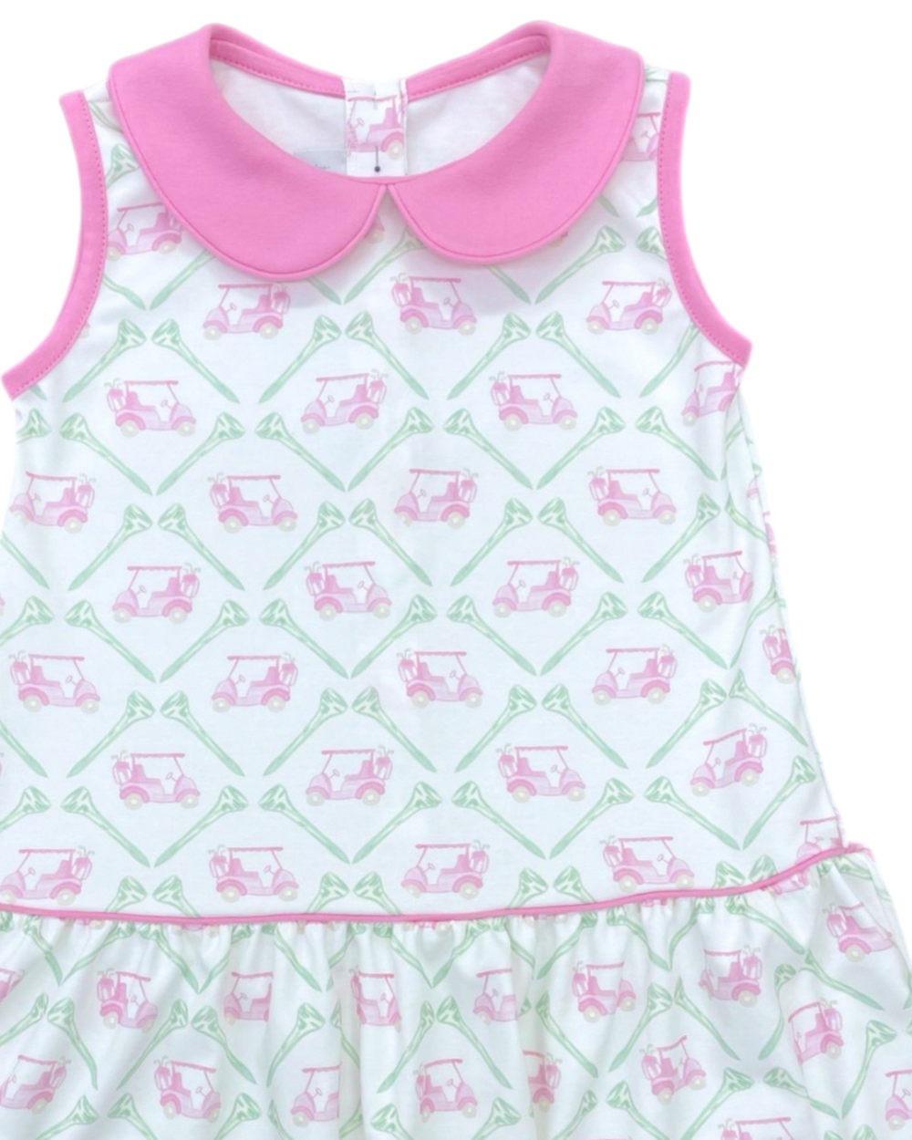 Lets PAR-TEE Tenley Pink and Green Knit Dress, That Store, close up