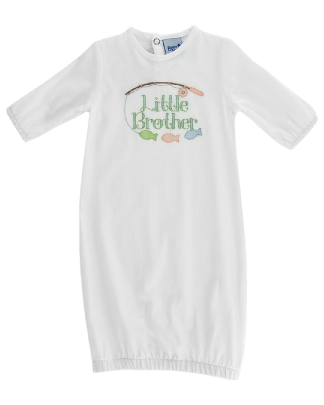Little Brother White Knit Boys Sac Gown, That Store, front