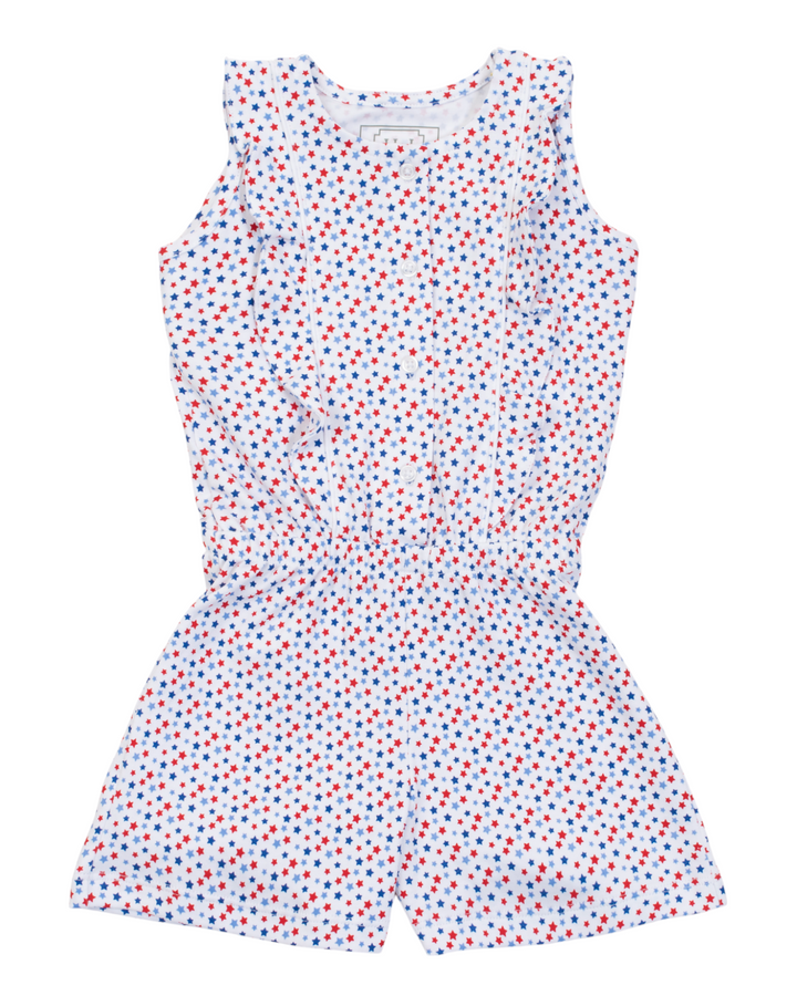 Lola Girls' Romper - Star Spangled, That Store, front