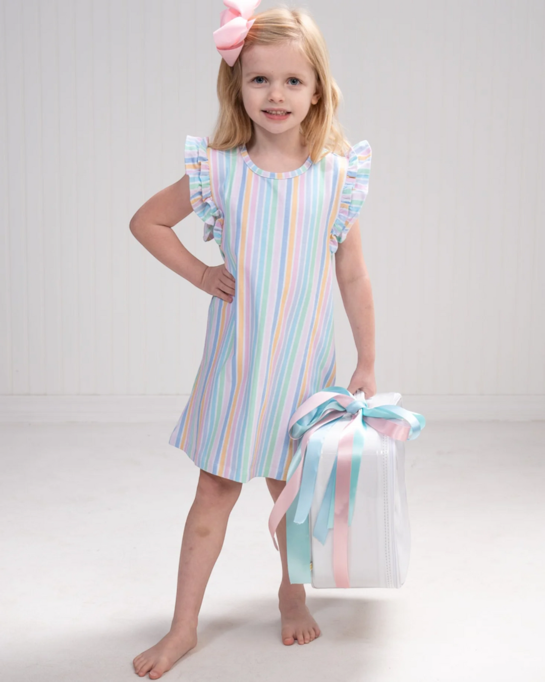 Lori Pretty Pastel Stripe Dress, That Store, child