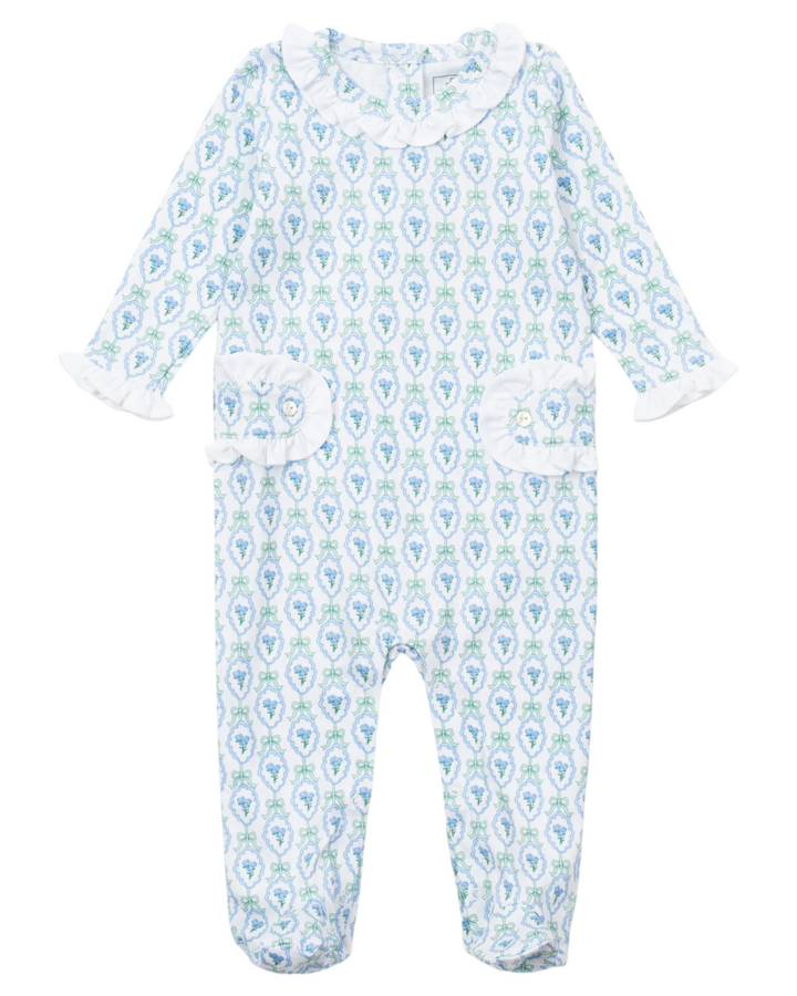 Lucy Girls' Romper - Hampton Blooms, That Store, front