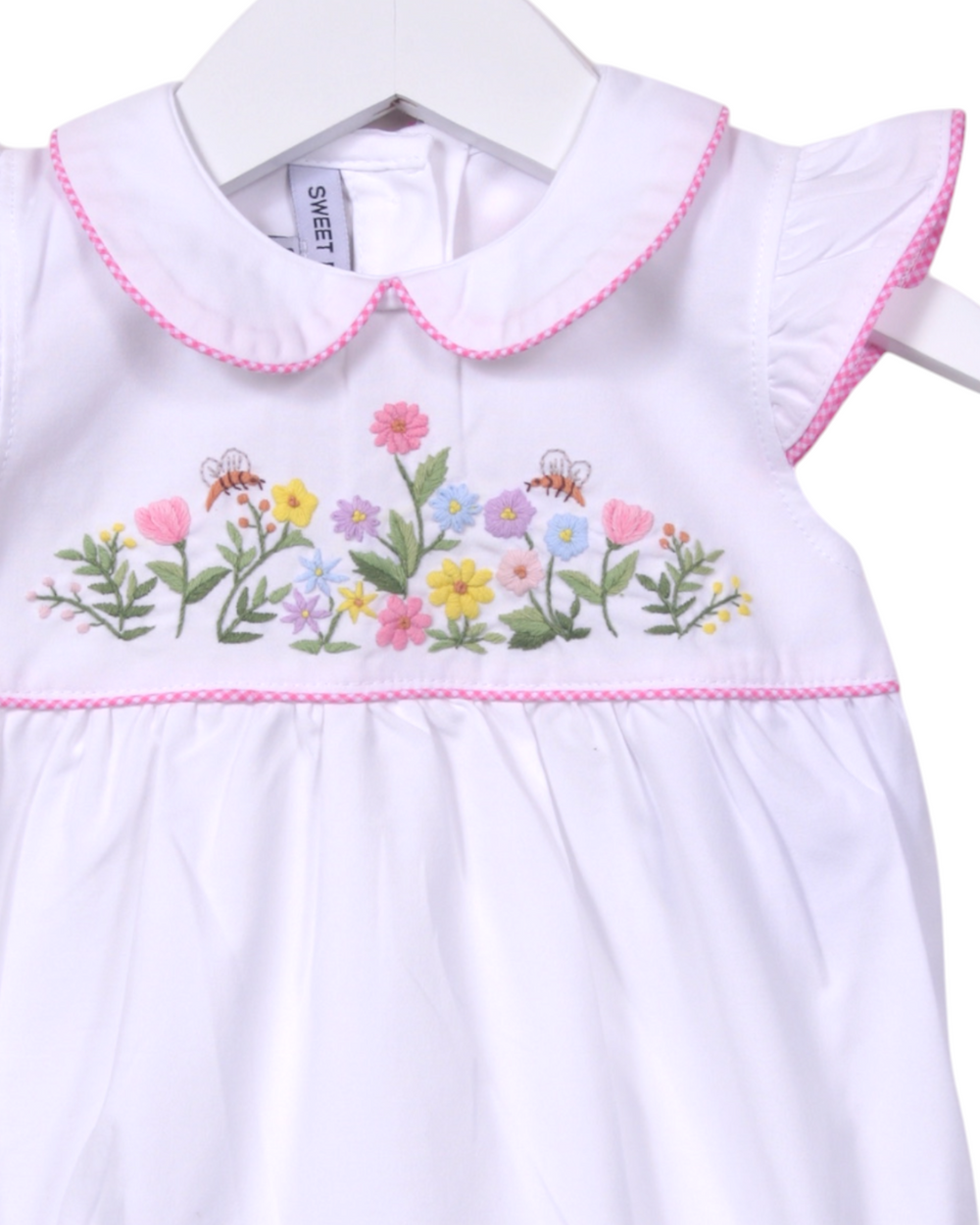 Luxembourg Garden Embroidered Flowers Girls Bubble, That Store, close