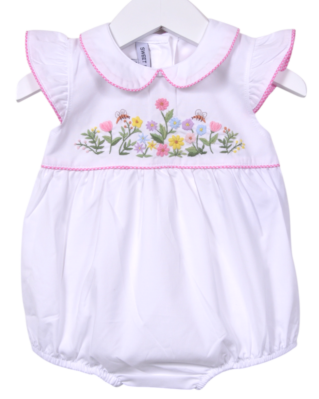 Luxembourg Garden Embroidered Flowers Girls Bubble, That Store, front