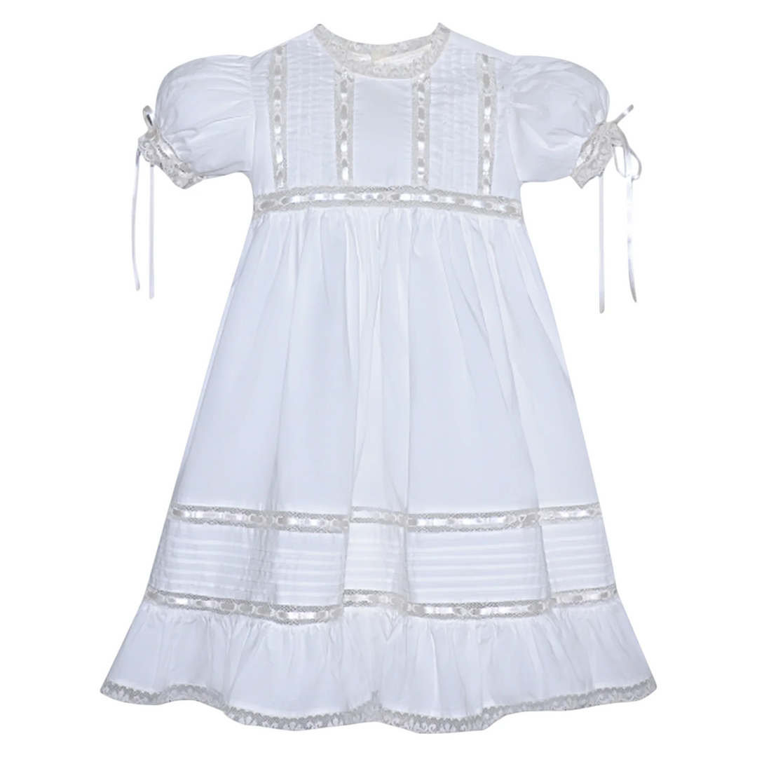 Margaret Heirloom White with Ecru Lace Dress, That Store, front
