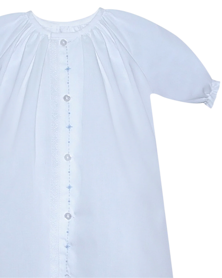 Marlow White with Blue Daygown, Shop That Store, close up
