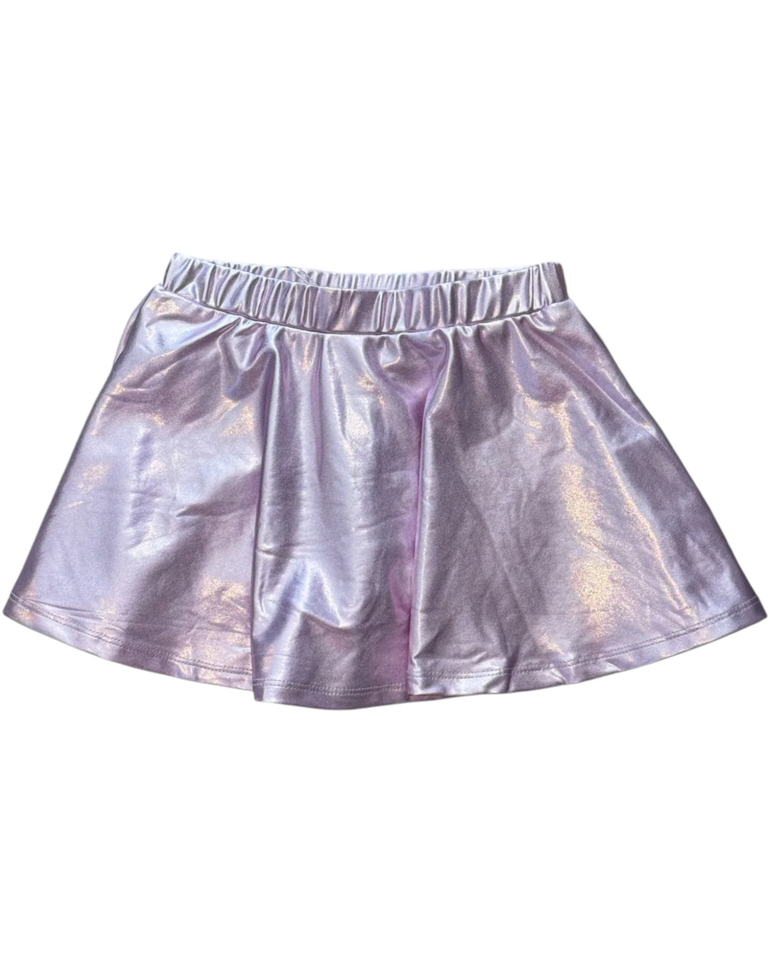 Metallic Lavender Girls Skirt, Shop That Store, front