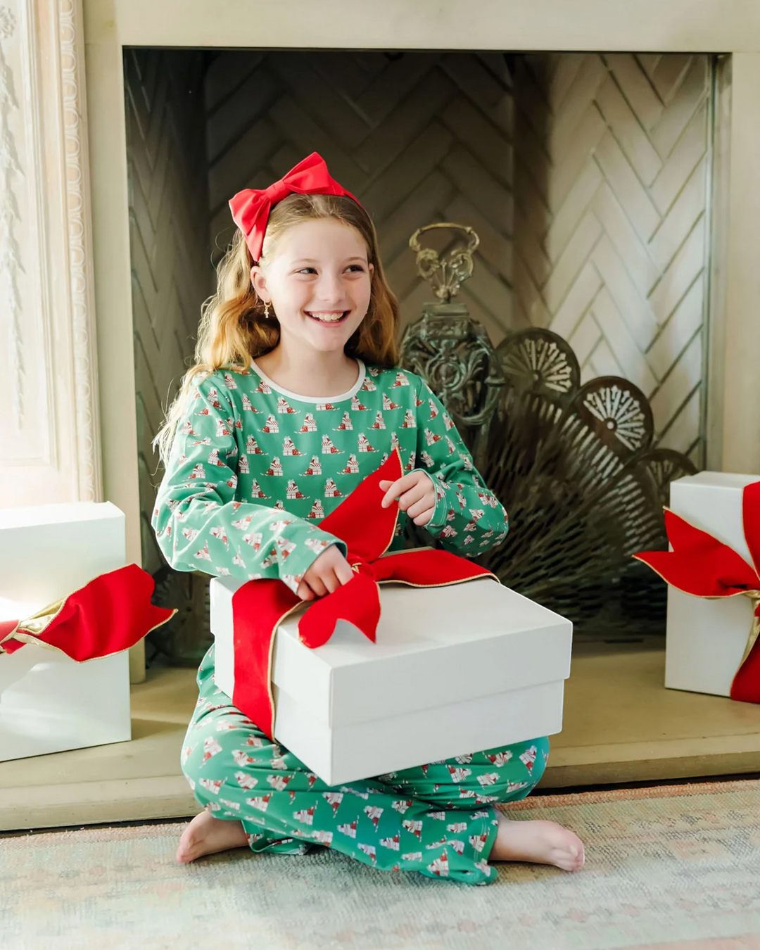 Millie Girls' Pant Set - Santa's Helper, That Store, child