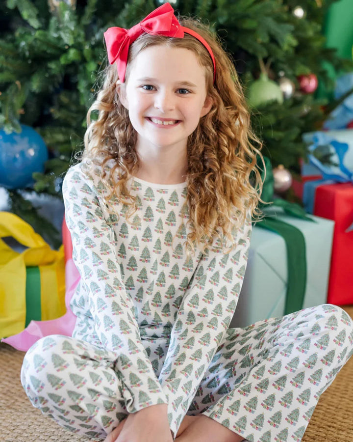 Millie Girls' Pant Set: Under the Christmas Tree
