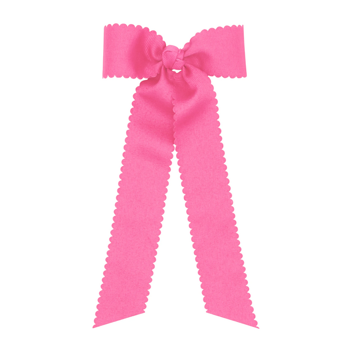 Moonstitch Streamers Hair Bow - hot pink