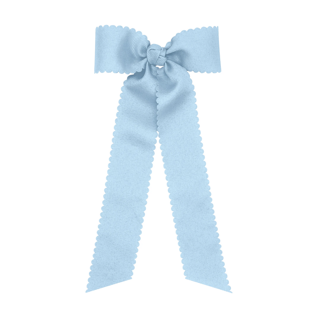 Moonstitch Streamers Hair Bow - millenium blue