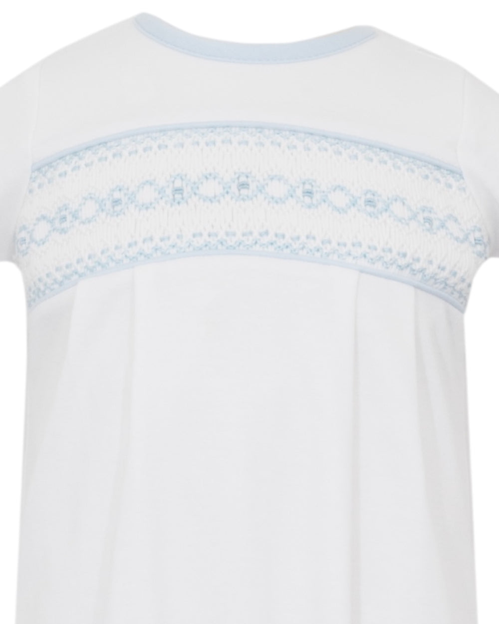 Petit Ami George Boy's White Knit Sac, That Store, close up