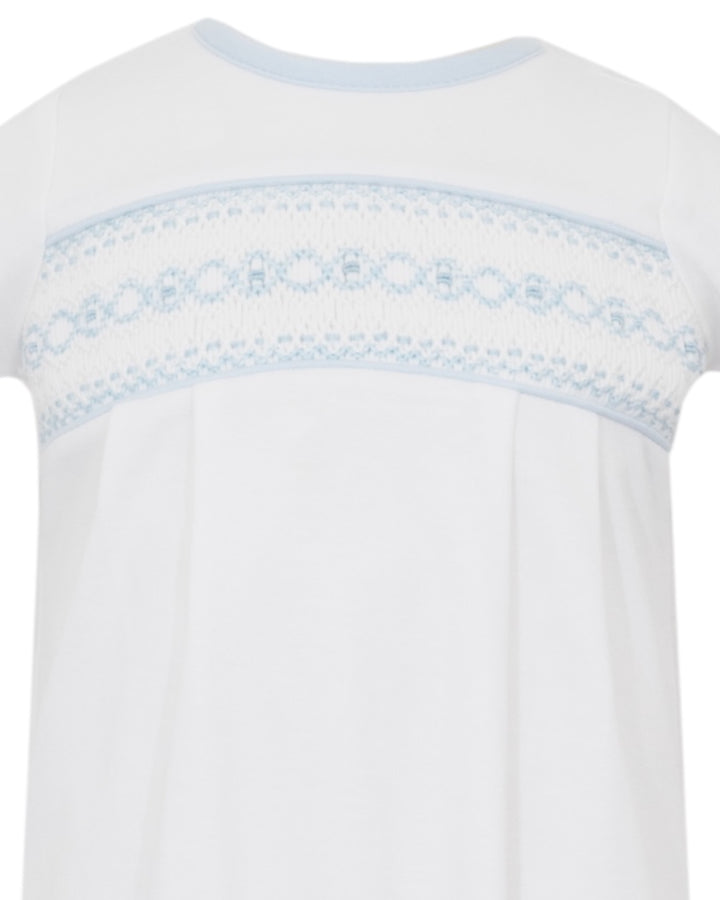 Petit Ami George Boy's White Knit Sac, That Store, close up