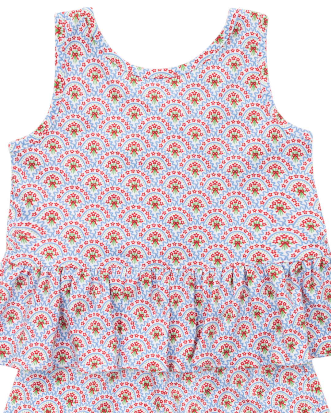 Poppy Girls' Short Set - Bunting Floral, That Store, close