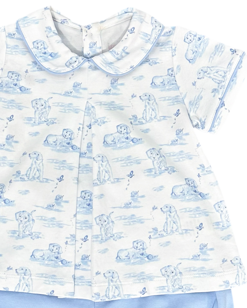 Puppy Dog Boys Blue Rory Diaper Set, That Store, close up