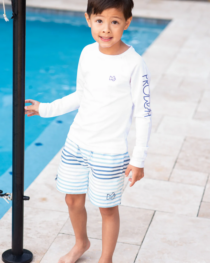Reef Boys Rashguard in White, child, That Store