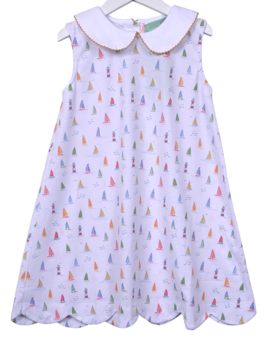 Sail Away Scallop Multi Aline Dress, That Store, front