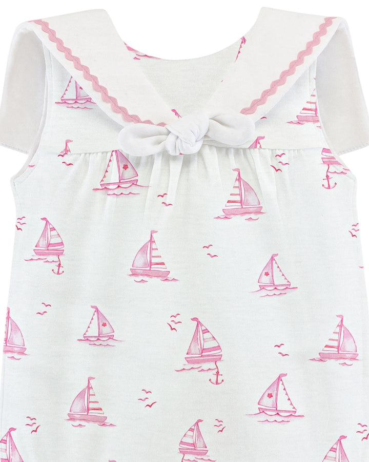 Sailing Boats Pink Printed Girls Bubble, That Store, close