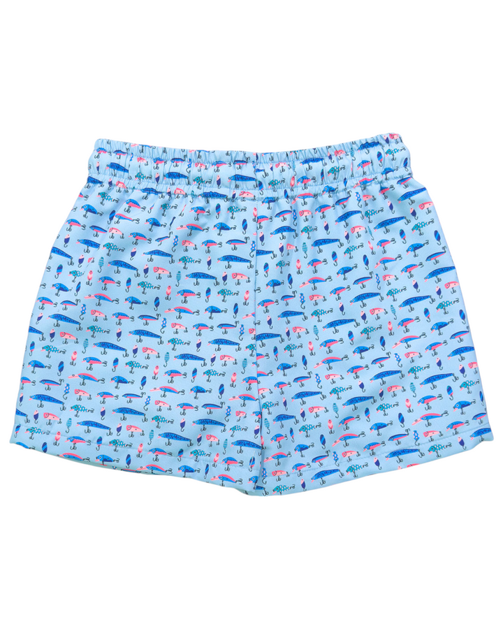 Saint Simon Blue Boys Swim Trunk, That Store, back
