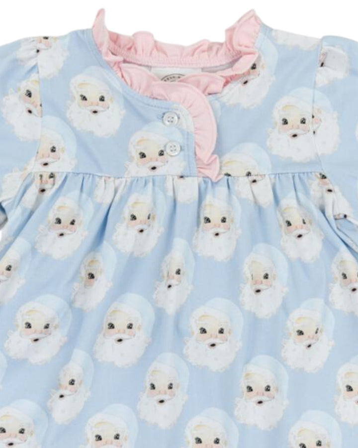 Santa Baby Blue Girls Gown