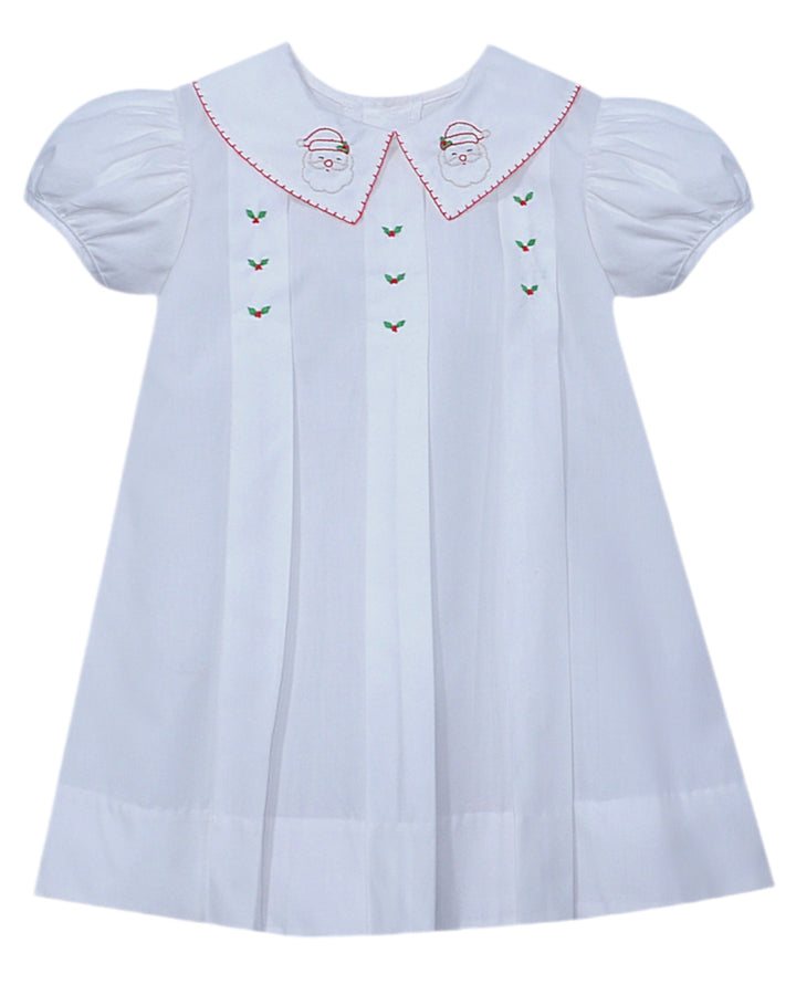 Santa & Holly Embroidered Kay Dress, Shop That Store