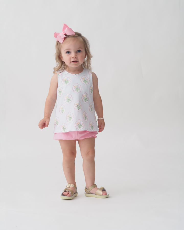 Santa Rosa Girls Pink Swing Back Set, That Store, child 2