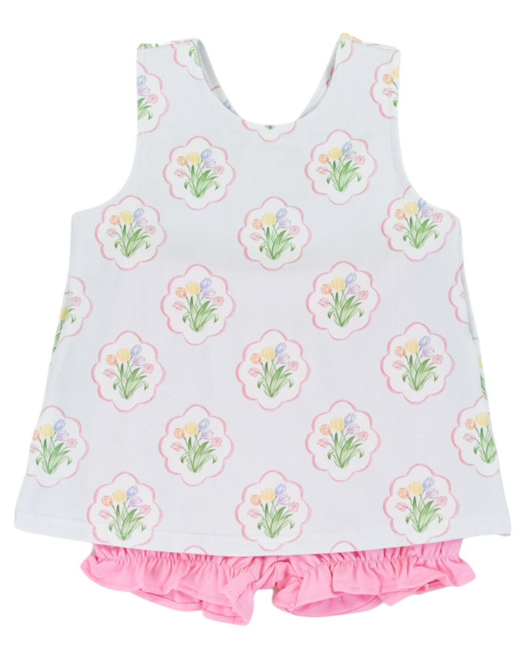 Santa Rosa Girls Pink Swing Back Set, That Store, front