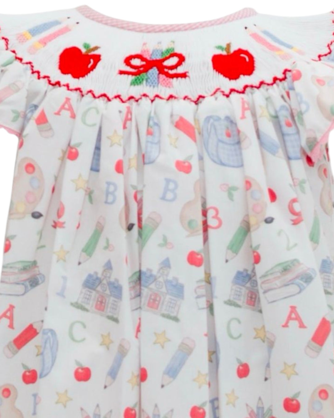 School Days Bishop Smocked Dress