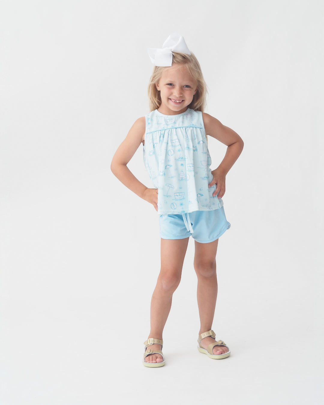 Seacrest Girls Blue Short Set, That Store, child
