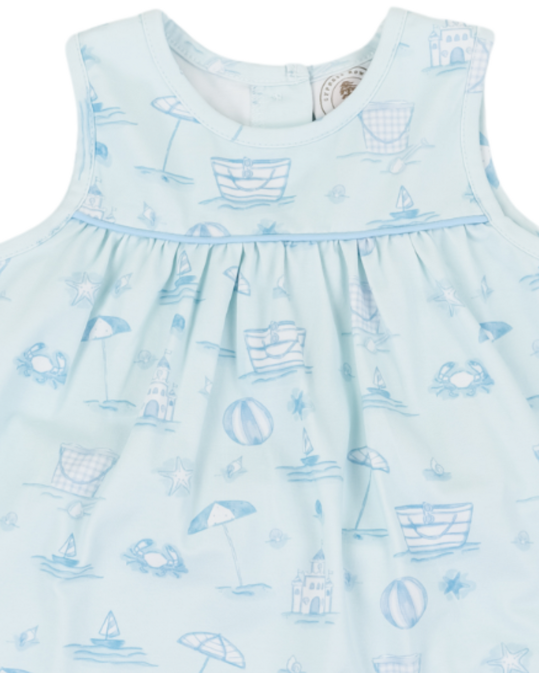 Seacrest Girls Blue Short Set, That Store, close up