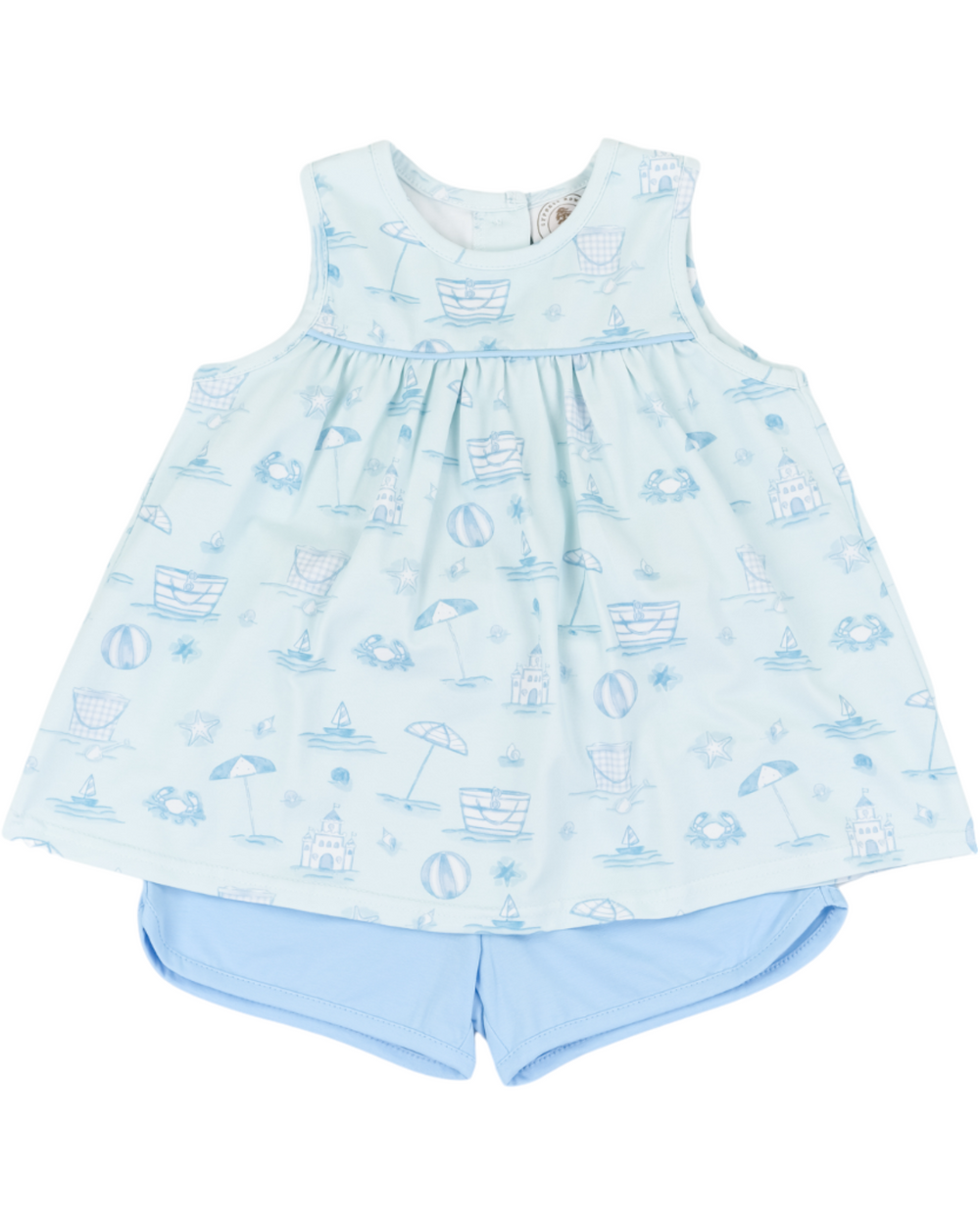 Seacrest Girls Blue Short Set, That Store, front