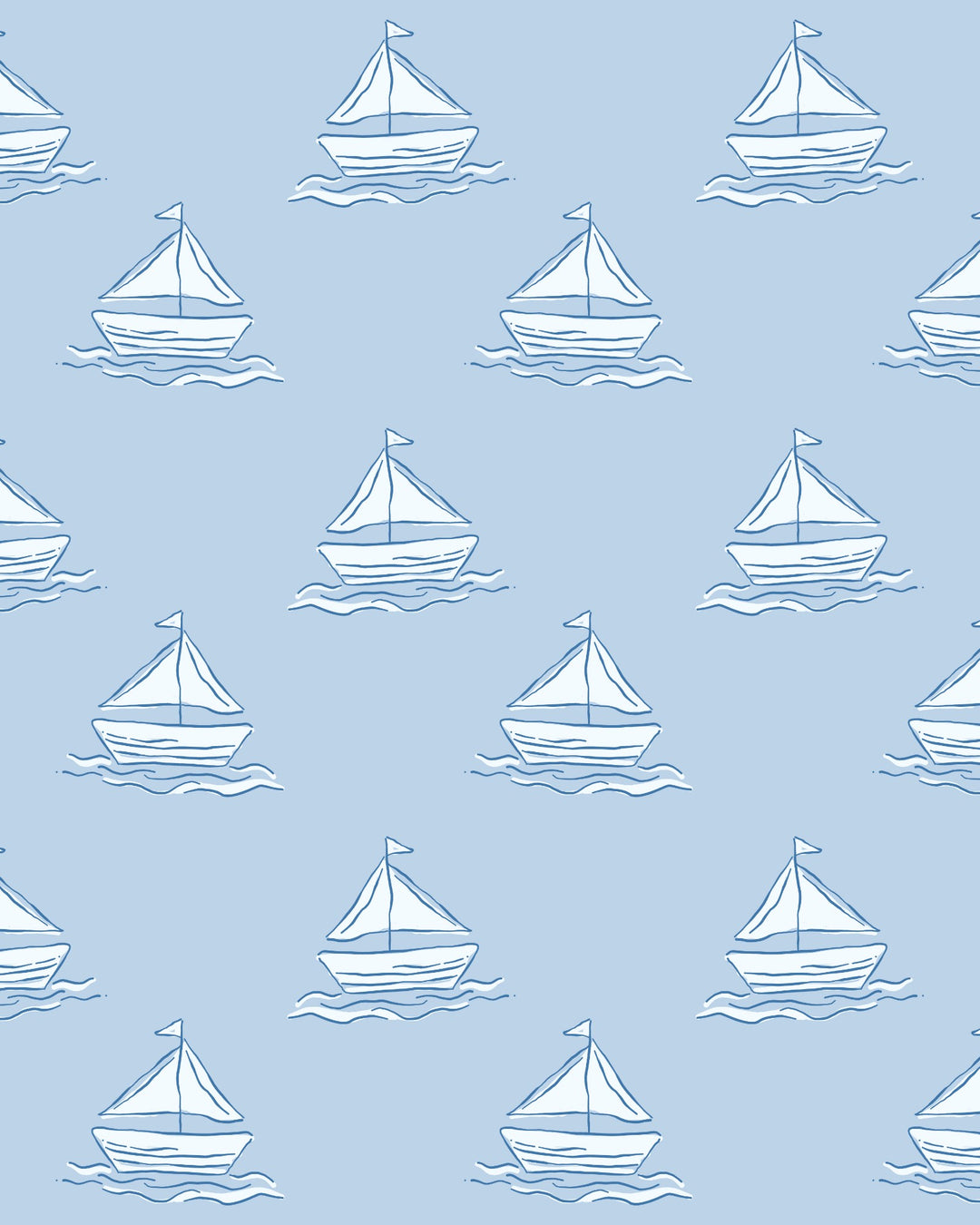 Set Sail James Sailboat Boys Blue Swim Trunk , That Store, pattern