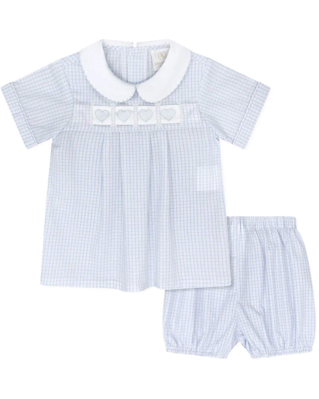 Noah Ribbon Bloomer Set- Classic Blue