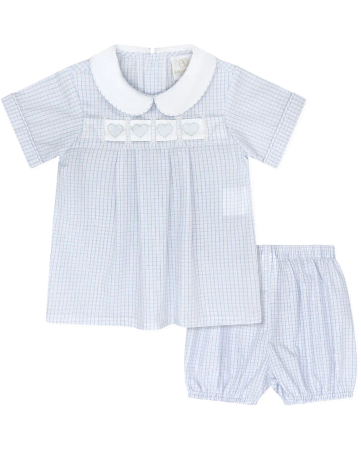 Noah Ribbon Bloomer Set- Classic Blue
