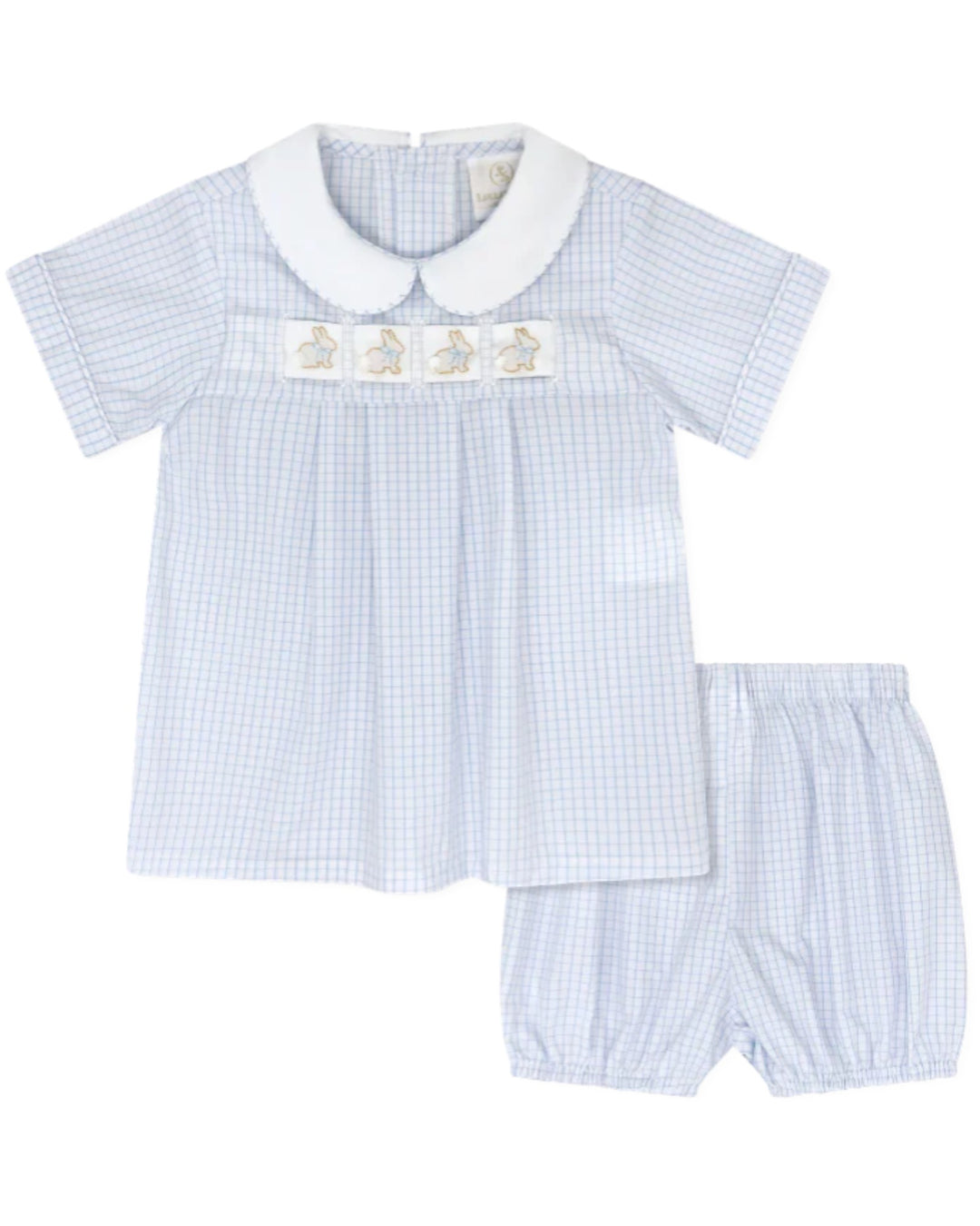 Noah Ribbon Bloomer Set- Classic Blue