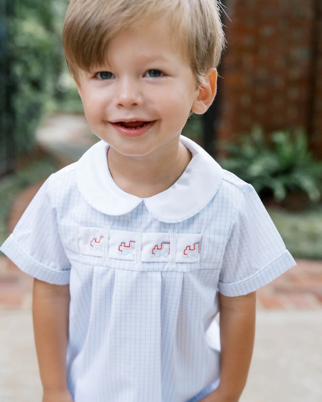 Noah Ribbon Bloomer Set- Classic Blue