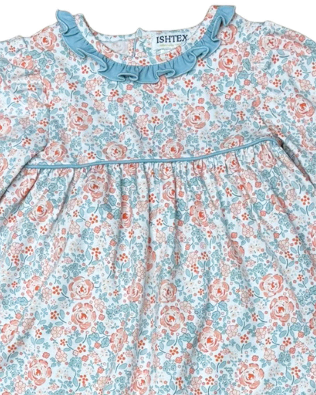 Shallot Rose Girls Blue Legging Set
