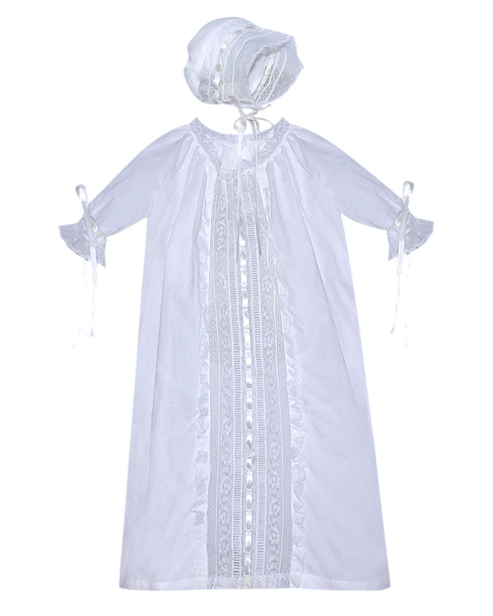 Shiloh White Lace Girls Daygown, Shop That Store, front