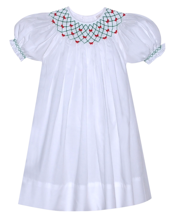 Smocked Beatrice White Dress, Shop That Store, front