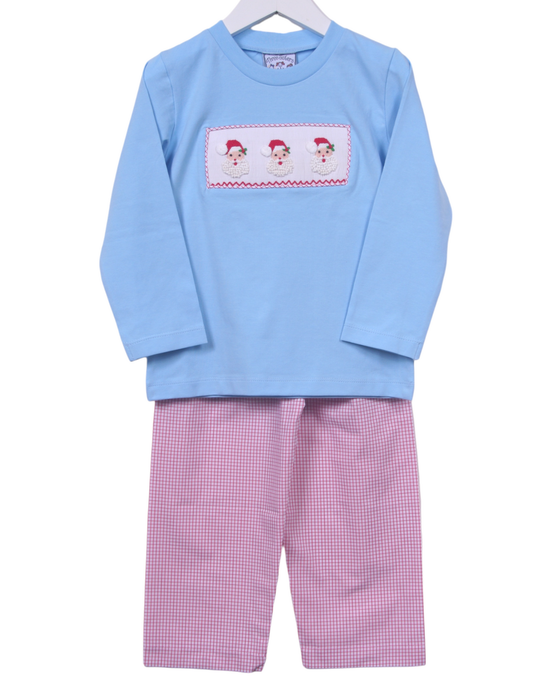 Smocked Santa  Red Boys Pant Set, That Store