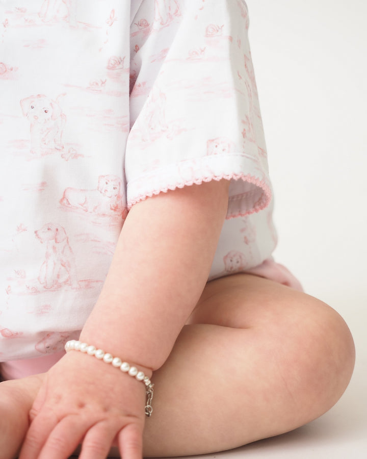 Snips and Snails Layette Pink Diaper Set