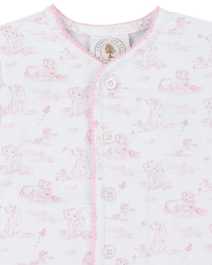 Snips and Snails Layette Pink Diaper Set