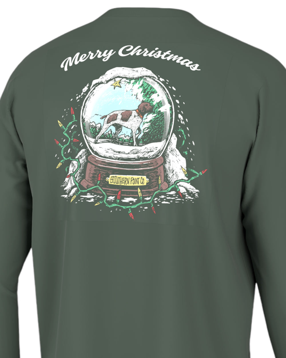 Snow Globe Greyton Youth Boys Long Sleeve Tee, close up