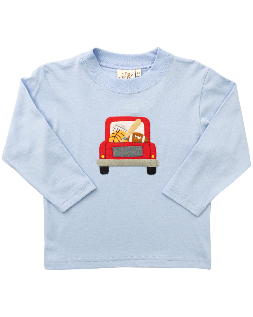 Sports Equipment Truck Blue LS Boys Shirt, Shop That Store