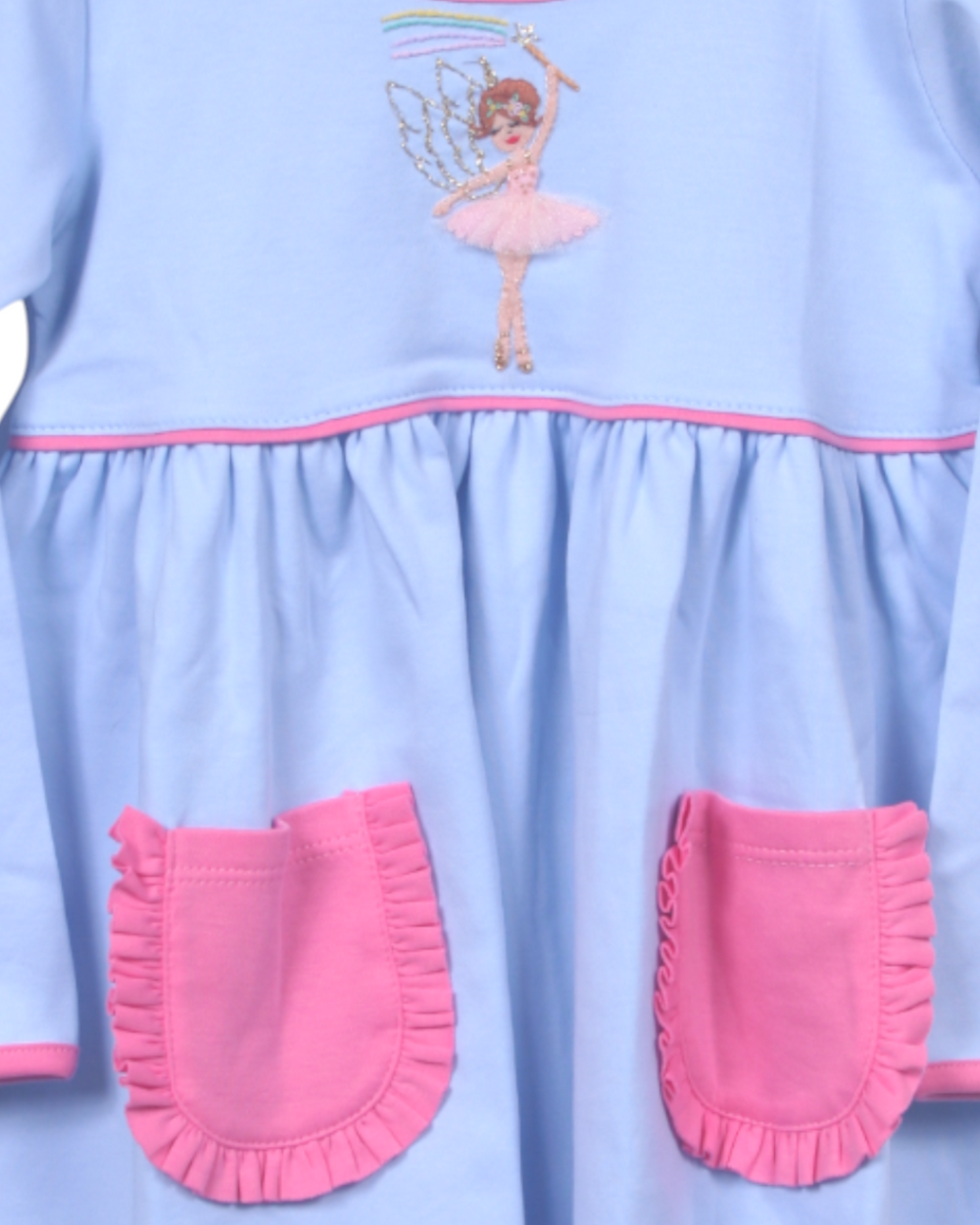 Swan Dance Suzy Blue Ruffle Pocket Dress, Shop That Store, girl