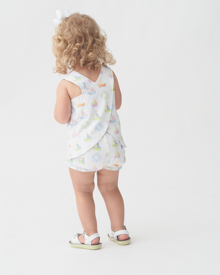 Sweet Sails Girls Swing Back Bloomer Set, That Store, back