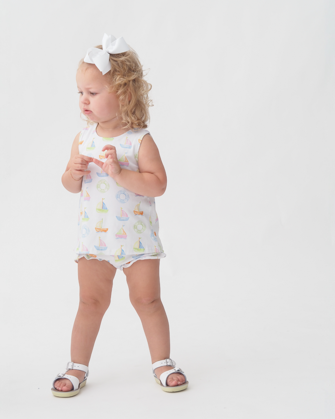 Sweet Sails Girls Swing Back Bloomer Set, That Store, child 2
