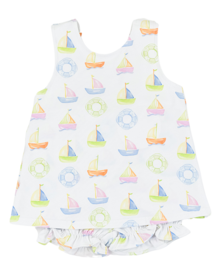 Sweet Sails Girls Swing Back Bloomer Set, That Store, front