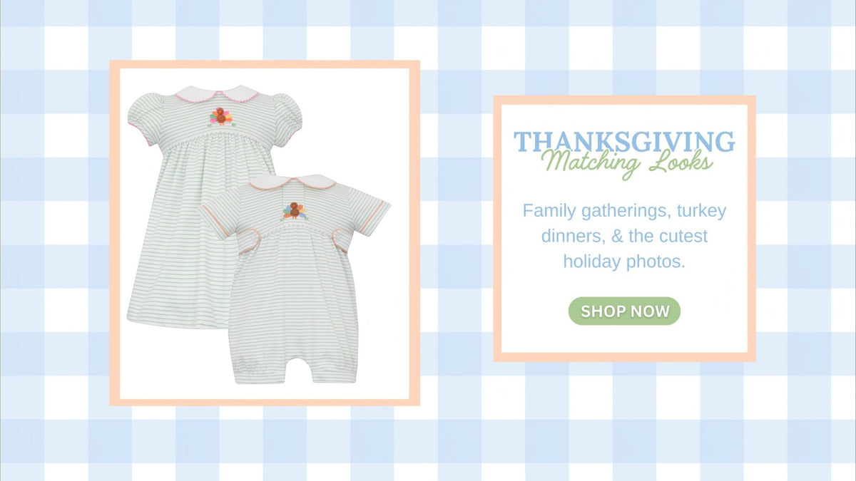 Petit Bebe turkey dress and romper at That store
