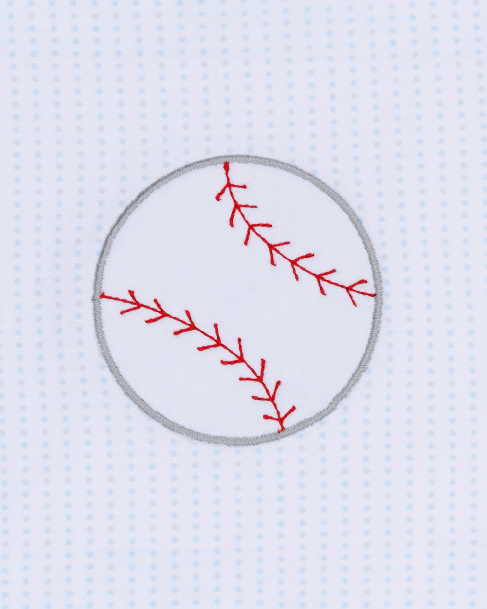 Tiny Slugger Applique Light Blue Converter, Shop That Store, detail
